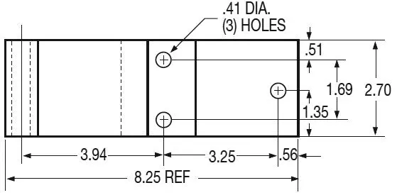 HINGE 3 HOLE DT2810919 - Image 3